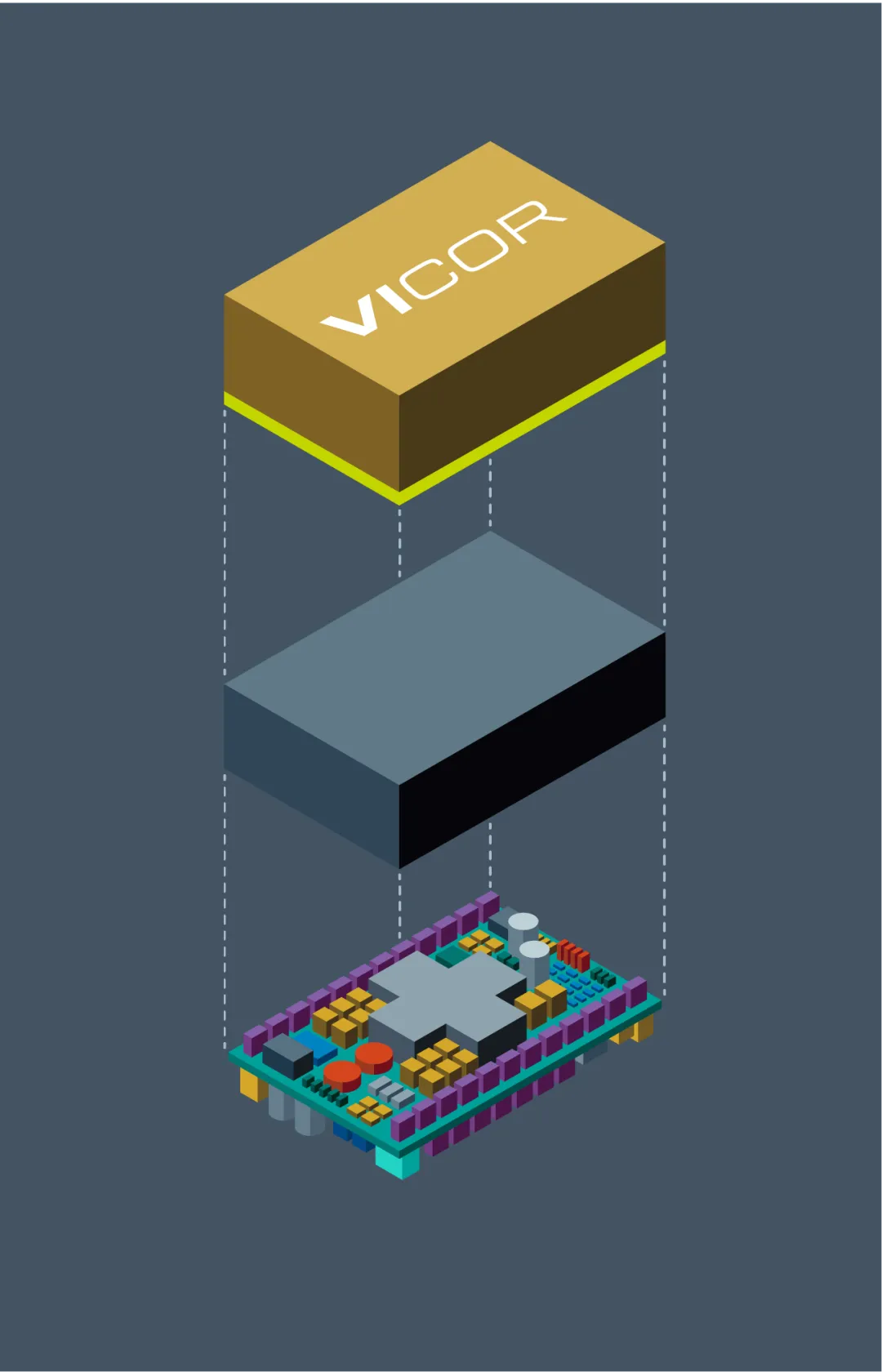 图 3：Vicor ChiP™ 封装采用专有的包覆成型.png